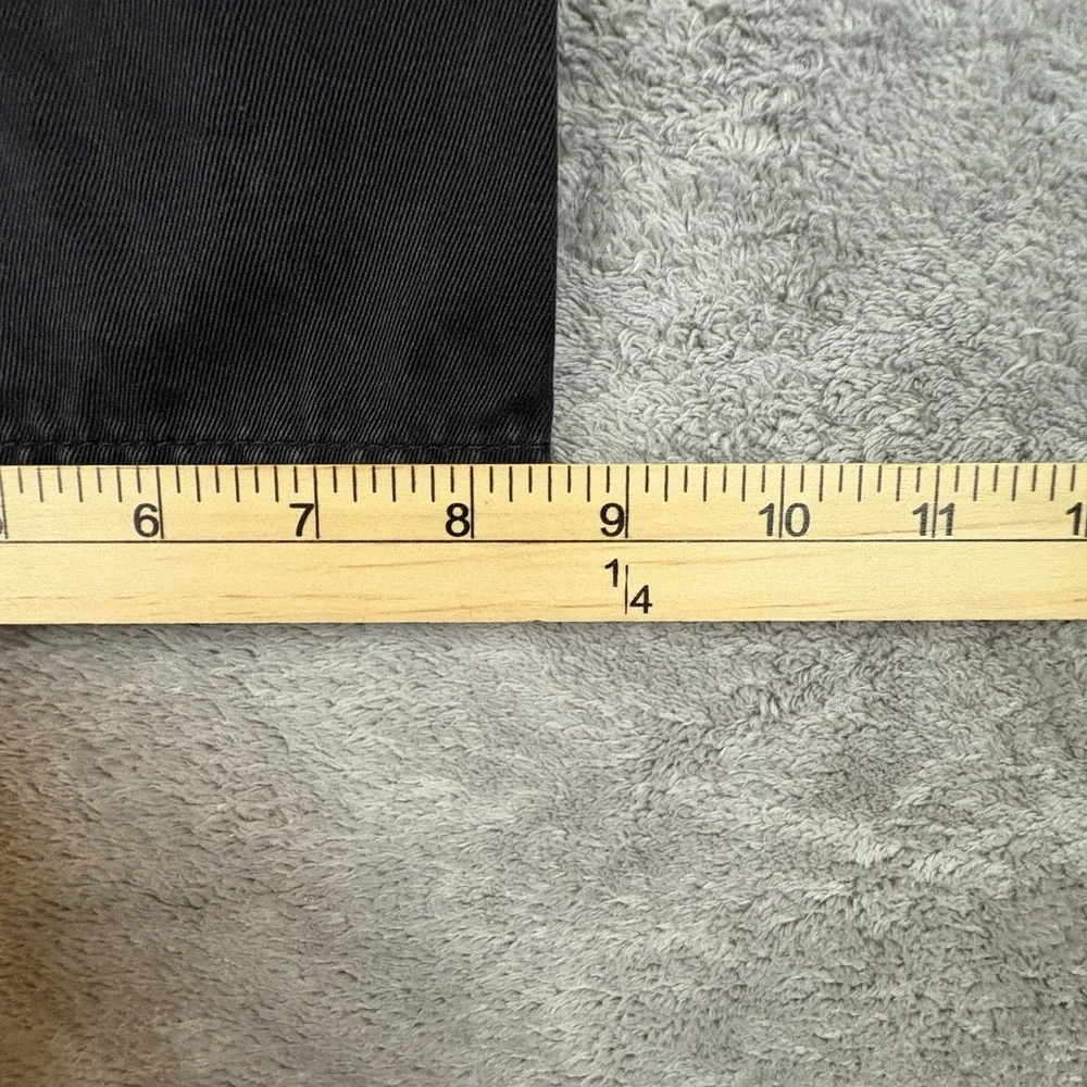 Banana Republic Laredo Men's 34x31 Black Straight Leg Button Fly Cotton Jeans